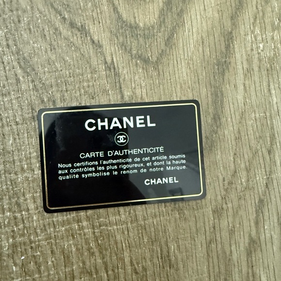 Chanel Patent Mini Square in Tan - Picture 9 of 10